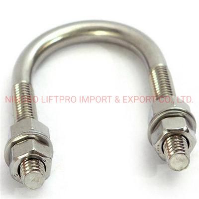Brands Bolts Custom Size Grade 10.9 Hot DIP Galvanized Stainless Steel U Type Lock Bolt Pipe Clamp Square for Truck