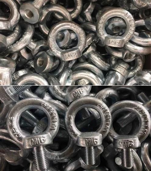 Elec. Galv. DIN580 DIN582 JIS1168 JIS1169 G277 G291 Eye Bolt Eye Nut