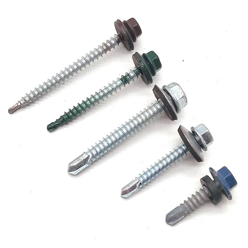 Hex Head Self Tapping Roofing Screw with EPDM Washer