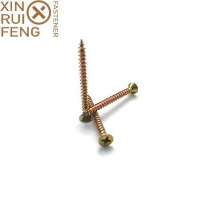 Yellow/White Zinc Plated Stainless Countersunk Head Timber Board Nail
