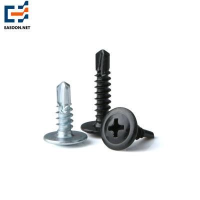 Washer Head Phillips Screw St4.8 Black Coarse Thread Self Drilling Screw