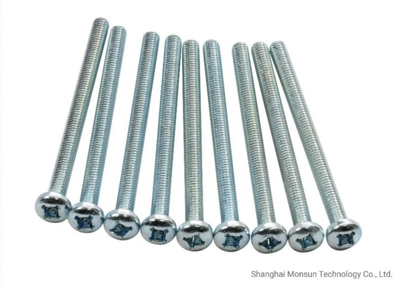 Pan Head Combined Phillips/Square Drive Type B Machine Thread Handle Screws