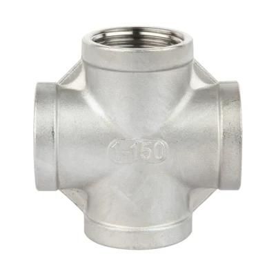 Factory High Quality Stainless Steel Female Thread Pipe Fitting Cross