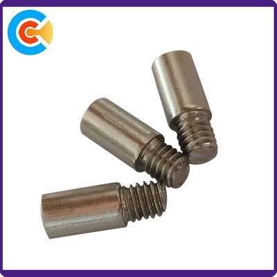 Stainless Steel M4 Flat Head Set Headless Screw