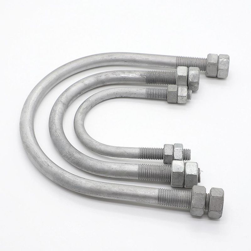 Pipe Clamps Welded Nut Clip Strut Pipe Clamp Without Lining Bolted Clip U-Bolt