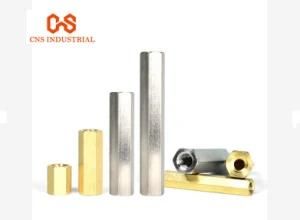 M10 M12 Brass Coupling Connection Hex Long Nut