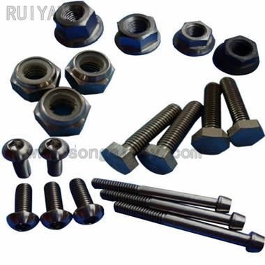 DIN912 Hex Socket Round Head Cap Bolts in Stainless Steel and Titanium Fasteners