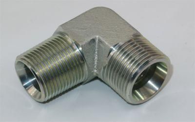 Carbon Steel 90 Degree NPT Hydraulic Hose Adapter