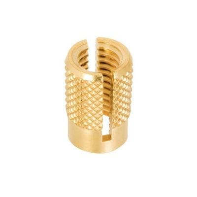 China Manufacturer Round Threaded Brass Insert CNC Nuts Blind 8mm Knurled Nut M3 M4 M6 M8 M10 42mm Brass Thread Insert Nut
