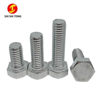 M8 M10 Screws Hex Head Stainless Steel 304 DIN933 Metric Bolts