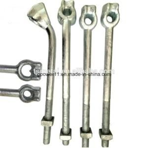 Pole Line Fitting Galvanized Earth Screw Anchor