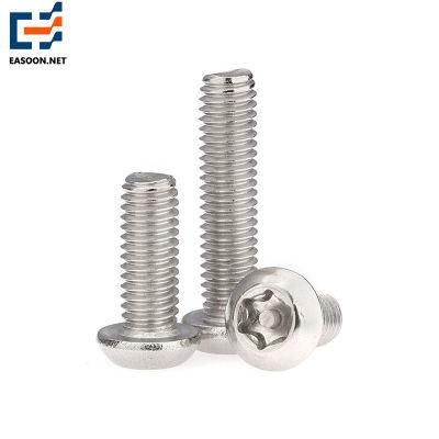 ASME/ANSI B18.3 Pan Head Torx Socket Bolt 1/2 Stainless Steel Button Head Socket Machine Screw