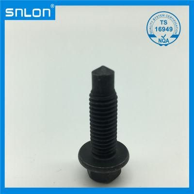 Class 8.8 Flange Screw Black Oxide with Dog Point for Auto Parts