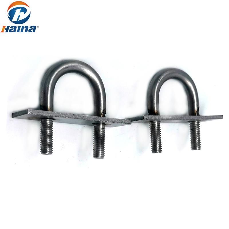 A2 A4 Stainless Steel U Bolt with Plate