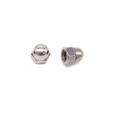 High Quality DIN1587 A2 A4 M2-M24 Stainless Steel Hex Head Cap Nuts