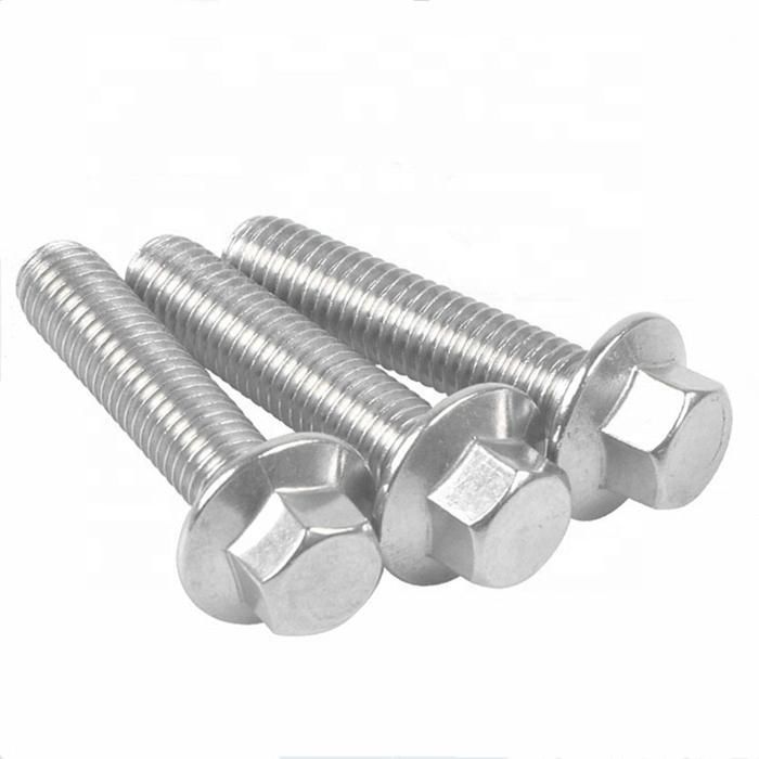 M5 M6 M8 M10 M12 M14 M16 M20 DIN 6921 Steel 8.8 Grade Zinc Plated Hexagon Hex Flange Bolt with Serrated