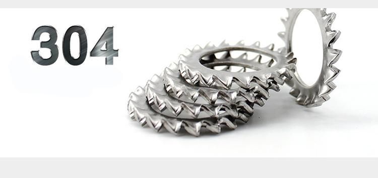 China DIN 6798 Stainless Steel Lock Washer Tooth Wash Customize