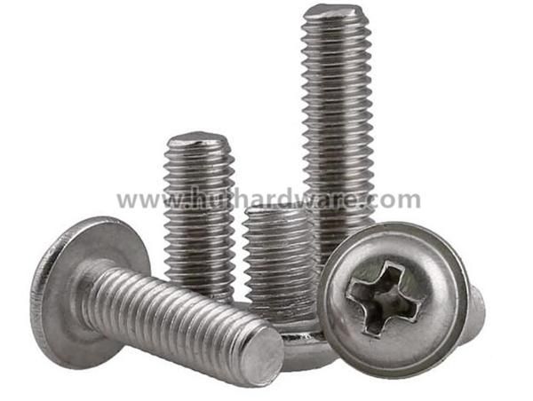 Stainless Steel 304 Pan Washer Head Machine Screws