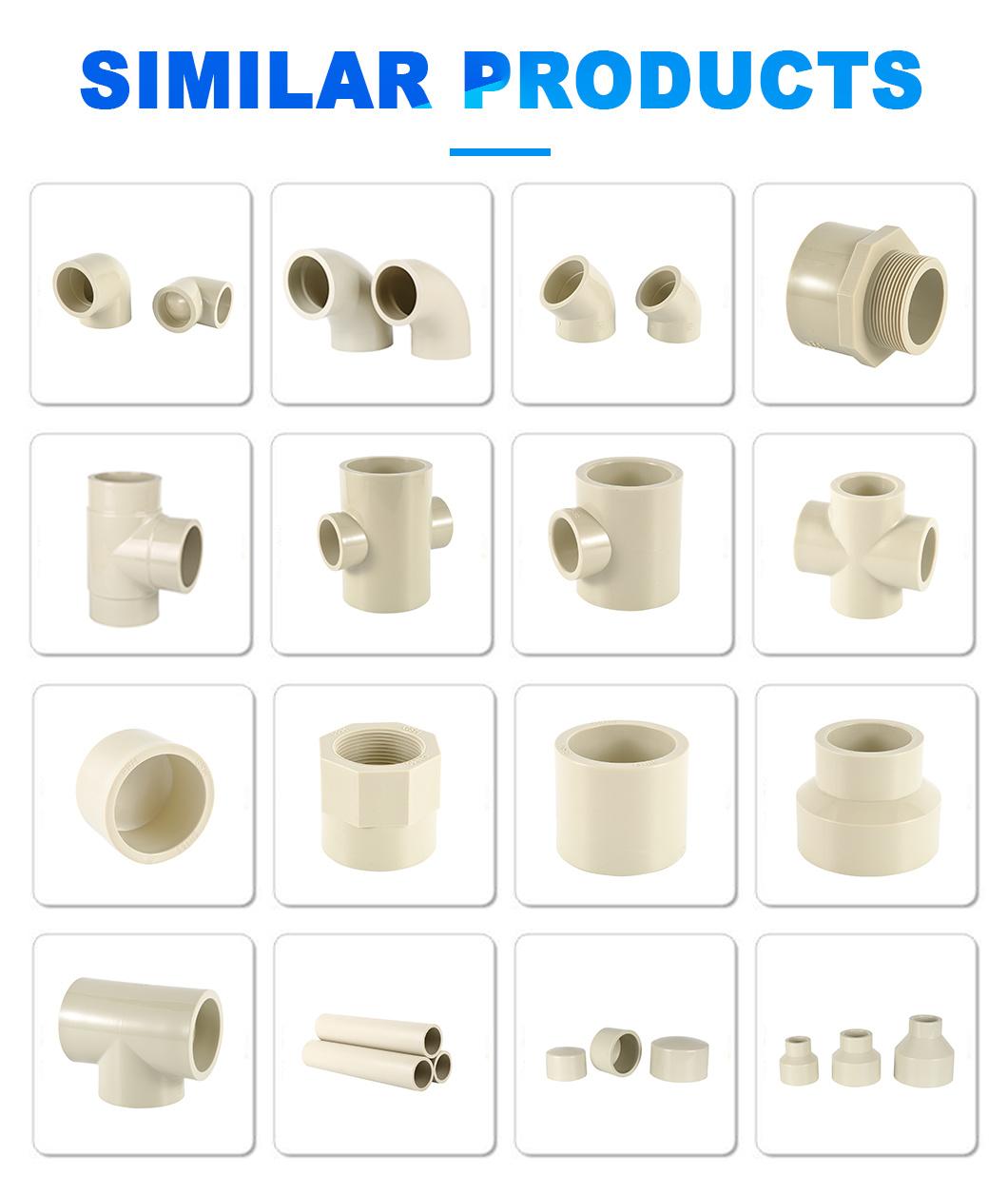 High Quality Industrial Pphts Flanged Pipe Fittings Fittings Full Size