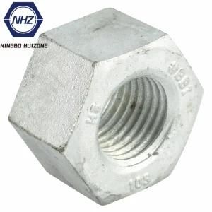 1/4&quot;-4&quot; China C1045 Carbon Steel ASTM A194 2h Hex Heavy Nut