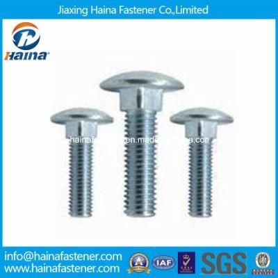 Asme B18.5 Zinc Plated Round Head Square Neck Carriage Bolt