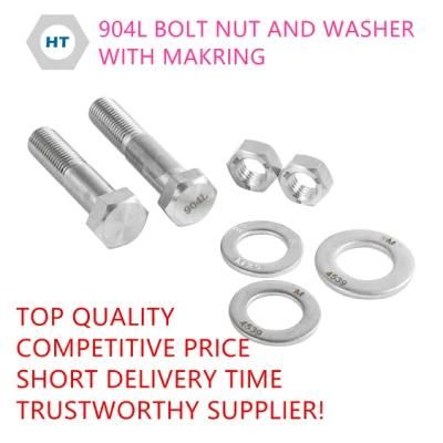 Super Stainless Steel 904L 1.4539 Hex Head Bolt