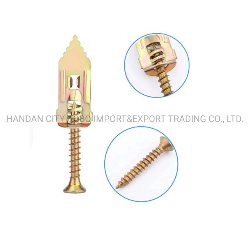 12*30 Hammer Drive Metal Anchor Yellow Zp Made in China