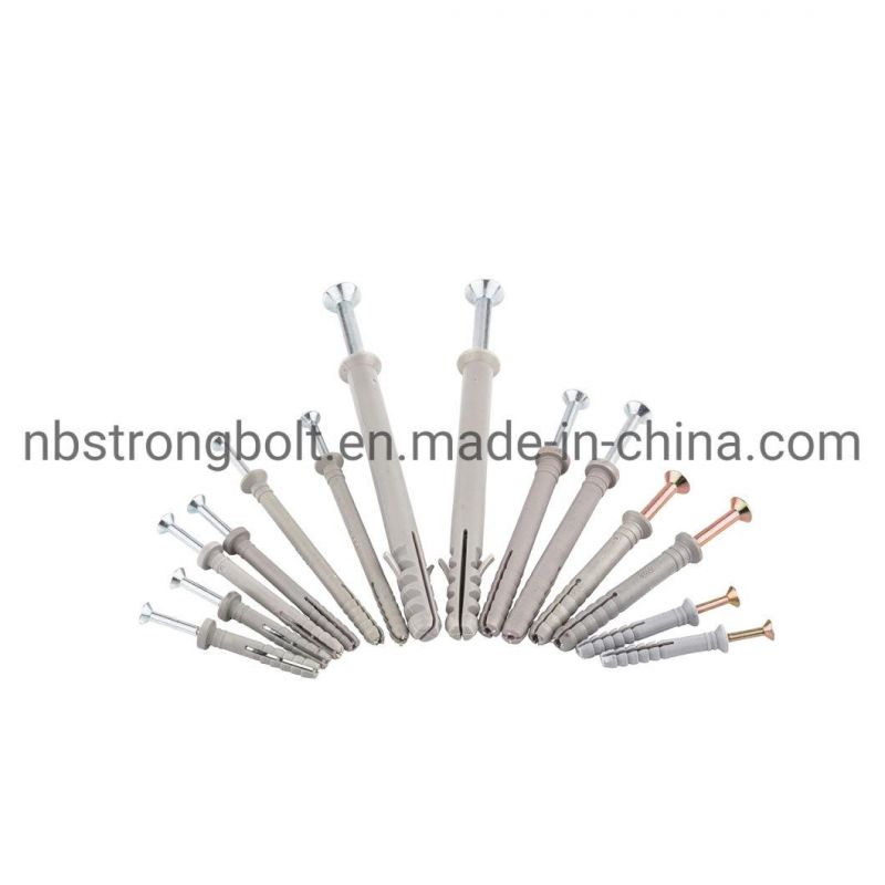 Nylon Anchor Screw Factory Yellow Plastic