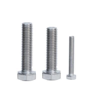 China Factory Supply Stainless Steel Hexagon Bolt Full Thread Hex Bolt with Good Quality