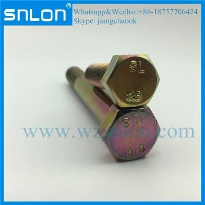 Grade8.8 Machine Screw Hexagon Head Bolt