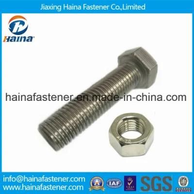 Zinc Plated M12X80 DIN931 Assembled Hex Bolt Wirh Nut