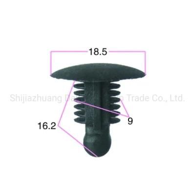 9mm Hole Auto Black Color Parts and Fastener Suitable for The Cover Buckle of Toyota