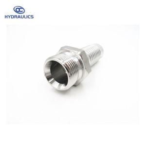 BSPT Male Hose Fittings Connector/Stainless Steel Hydraulic Pipe Fittings