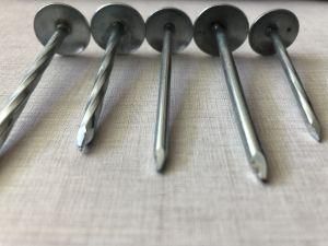 Umbrella Head Roofing Nails with Groove Shank for Construction