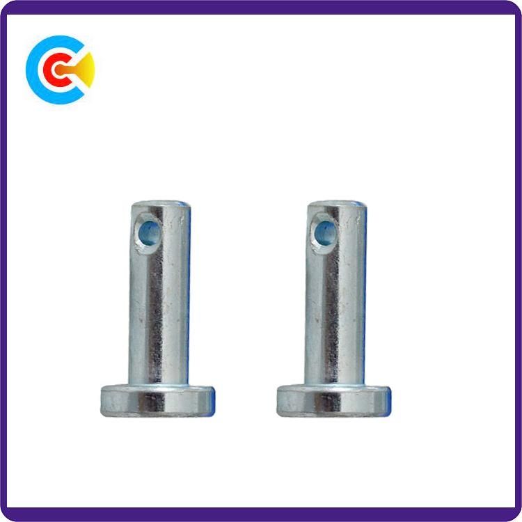 DIN/ANSI/BS/JIS Carbon-Steel/Stainless-Steel 4.8/8.8/10.9 Axis Pin for Bridge Railway/Machinery/Industry /Fasteners