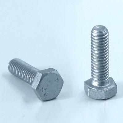 ASME B18.2.1 Hex Head Bolt Hex Cap Screw Full Thread Carbon Steel HDG Hot DIP Galvanized