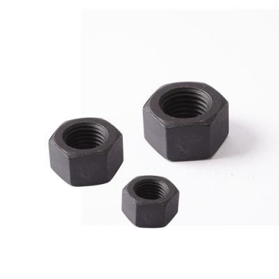 Custom All Sizes High Strength Fastener of Black Hex Nut and Bolt
