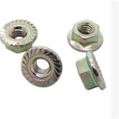 Flange Nut Unc Nuts Yellow Zinc/Black Grade 8 Hex Flange Nut