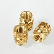 Custom Brass CNC Machining Service Turning Brass Part/Thread Insert