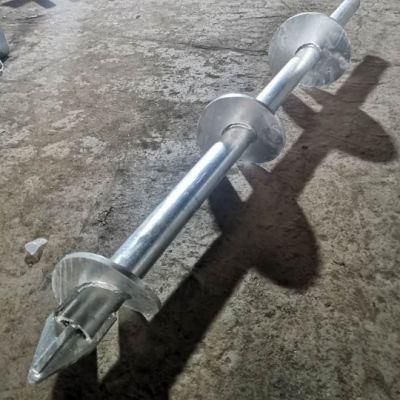 Spiral Ground Screw Anchor for Solar Panel Mounting