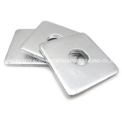 DIN436 Square Washer Carbon Steel Square Gaskets Washer Galvanized Flat Washer