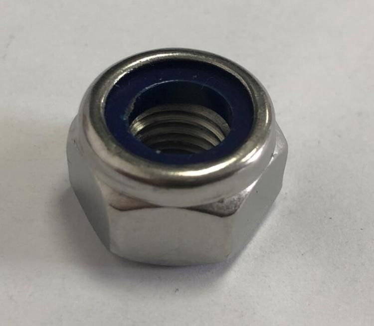 Stainless Steel Prevailing Torque Type Hexagon Thin Nuts with Non-Metallic Insert