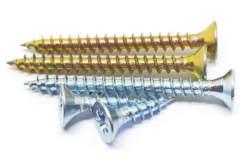 Carbon Steel Zinc Plated High Quality Pozidriv Drive Self-Tapping Chipboard Screw/Wood Screws Made in China