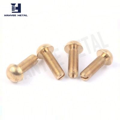 Qualified Chinese Products Brass Mushroom Head Bolt Screw