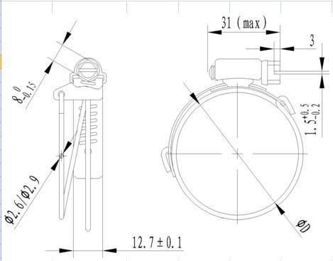 Wire Half Grip Clamp