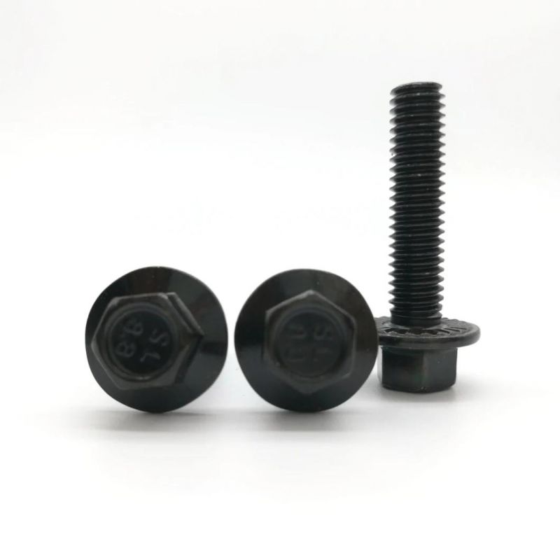 Hex Head Flange Bolt Flange Screw with Serrated
