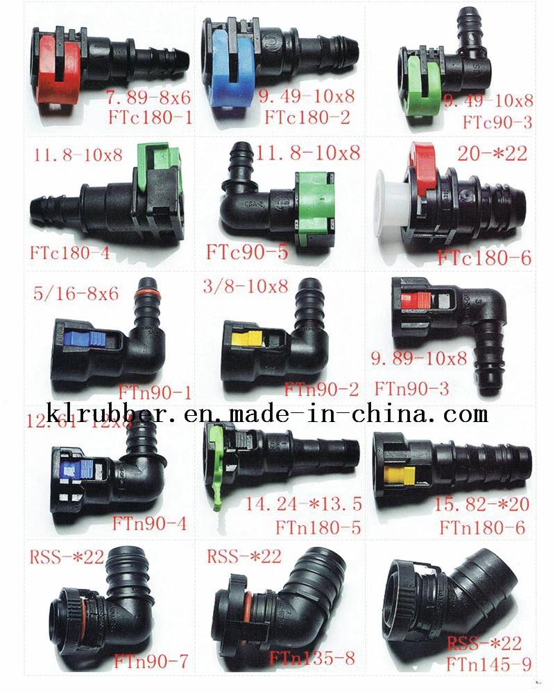 Straight Fuel Line Female plastic Quick Connectors