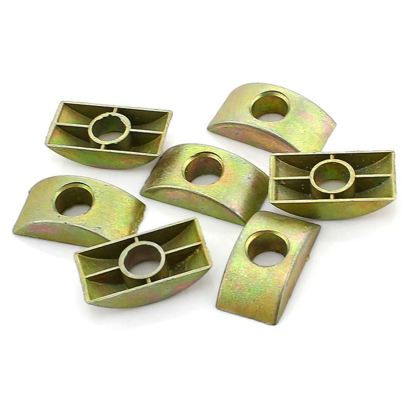 Half Moon Pad Alloy Crescent Pad M8 Washer for Furniture