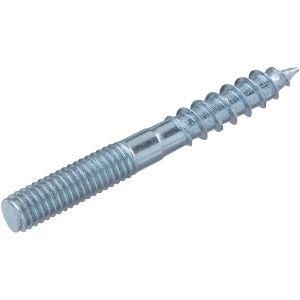 Carbon Steel Double Head Thread Wood Screw, Dowel Screw, Hanger Bolt