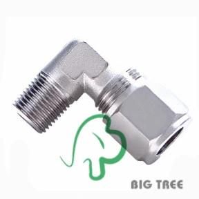Elbow Single Ferrule Compresion Tube Fitting 6mm-3/8